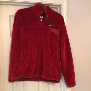 Patagonia Red fleece pullover